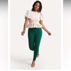 Betabrand  Dress Pant Yoga Pants Skinny-Leg Size 3XL